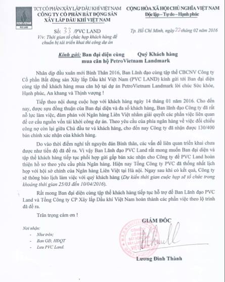 Petro Vietnam Landmark bị kiện