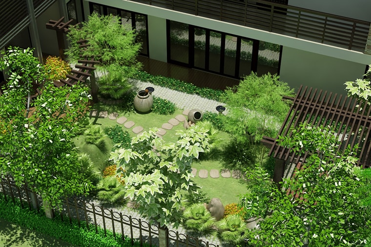 Thiết kế sân vườn 1