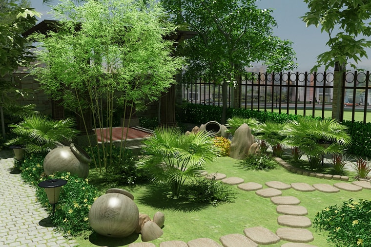 Thiết kế sân vườn 3